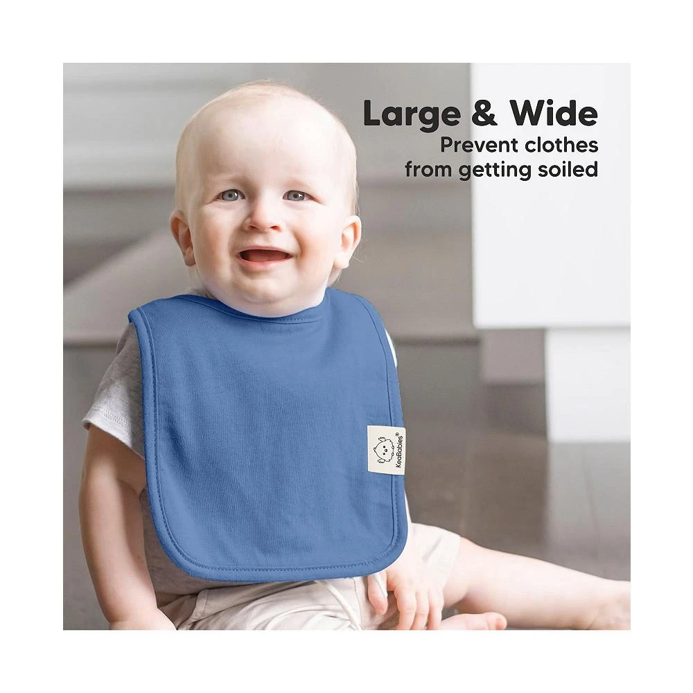 商品KeaBabies|8-Pack Organic Baby Bibs for Boy, Girl, Drool Bibs, Baby Bib for Girls, Boys,价格¥179,第3张图片详细描述