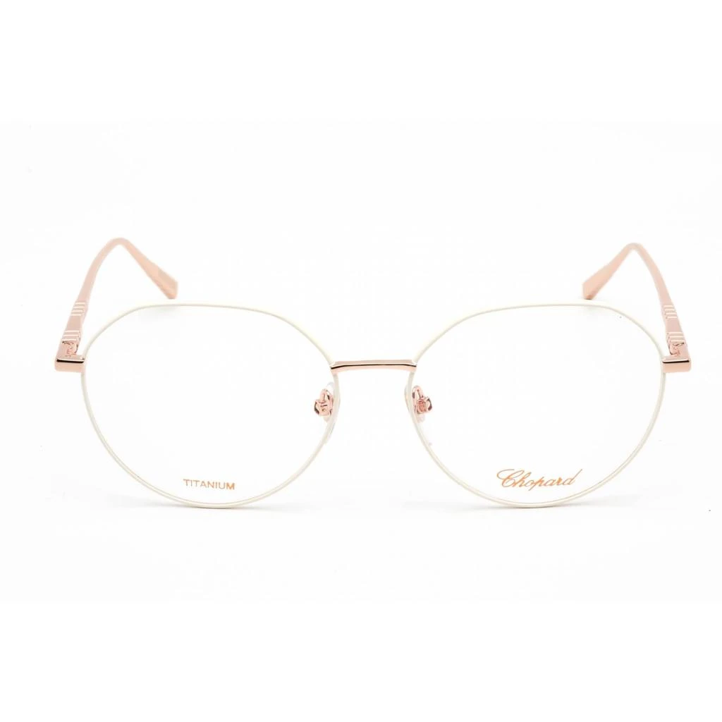 商品Chopard|Chopard Women's Eyeglasses - Shiny Copper Gold Metal Round Shape Frame | VCHF71M 08MZ,价格¥1288,第2张图片详细描述
