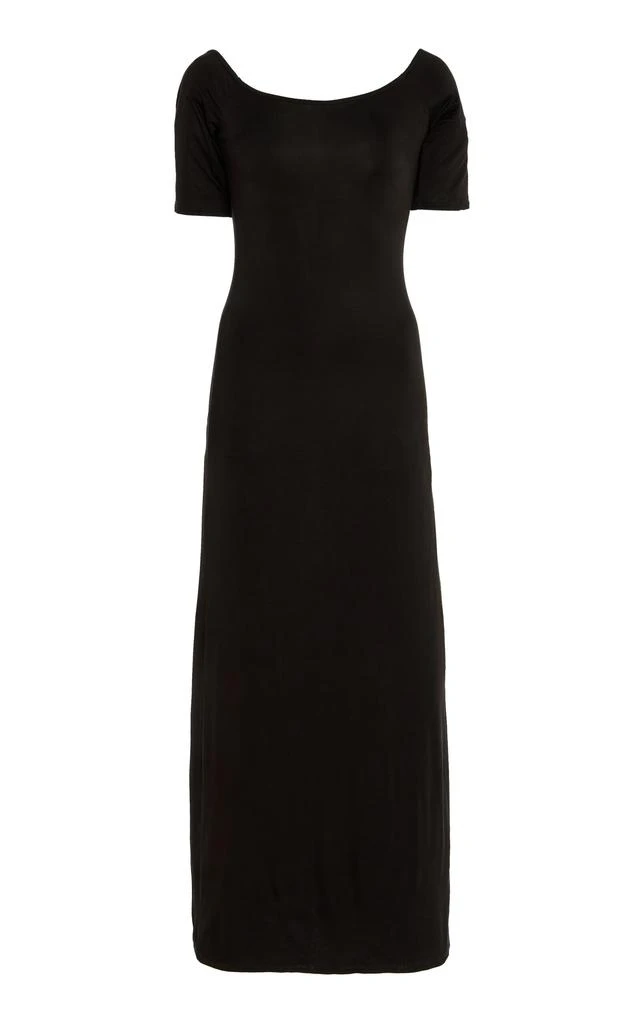 商品Anemos|Anemos - Carolyn Off-The-Shoulder Jersey Midi Dress - Black - S - Moda Operandi,价格¥2759,第1张图片