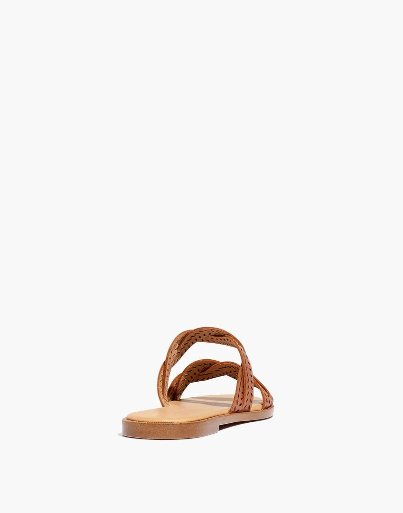 商品Madewell|The Cora Slide Sandal in Perforated Leather,价格¥400,第3张图片详细描述