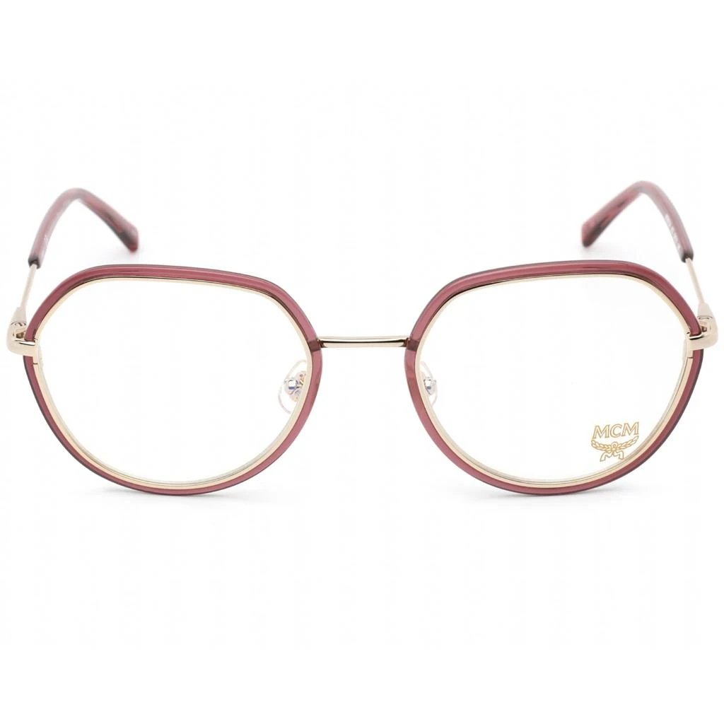 商品MCM|MCM Women's Eyeglasses - Clear Demo Lens Wine Full Rim Metal Frame | MCM2134 212,价格¥381,第2张图片详细描述