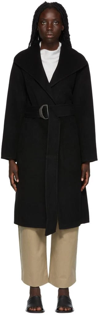 商品Vince|Black Belted Coat,价格¥3153,第1张图片