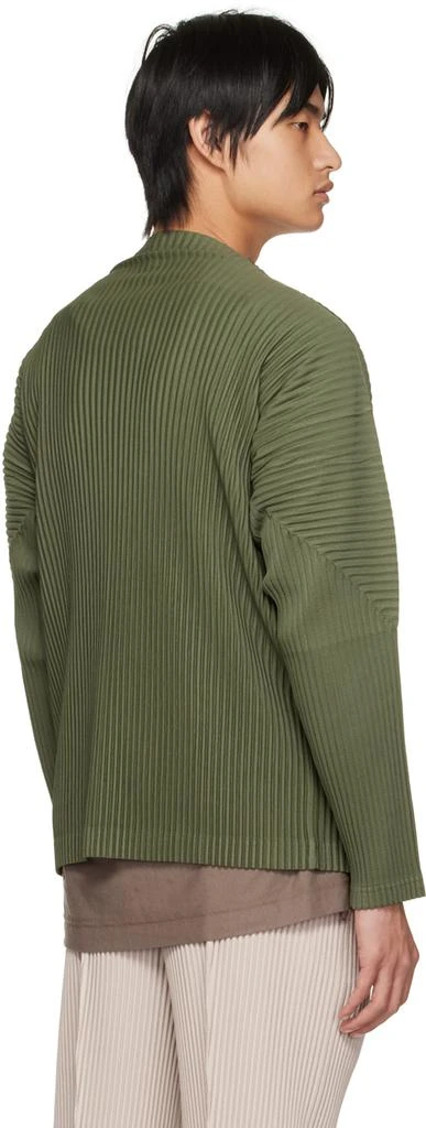 商品Homme Plissé Issey Miyake|绿色 Cargo 长袖 T 恤,价格¥2666,第3张图片详细描述