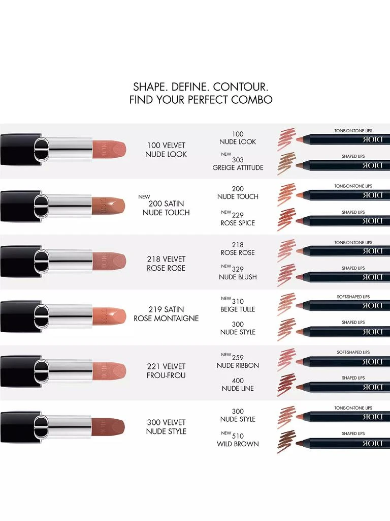 商品Dior|Dior Rouge Dior Contour No-Transfer Lip Liner Pencil,价格¥260,第4张图片详细描述