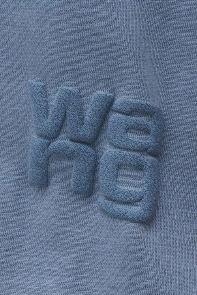 商品Alexander Wang|puff logo tee in cotton jersey,价格¥669,第5张图片详细描述