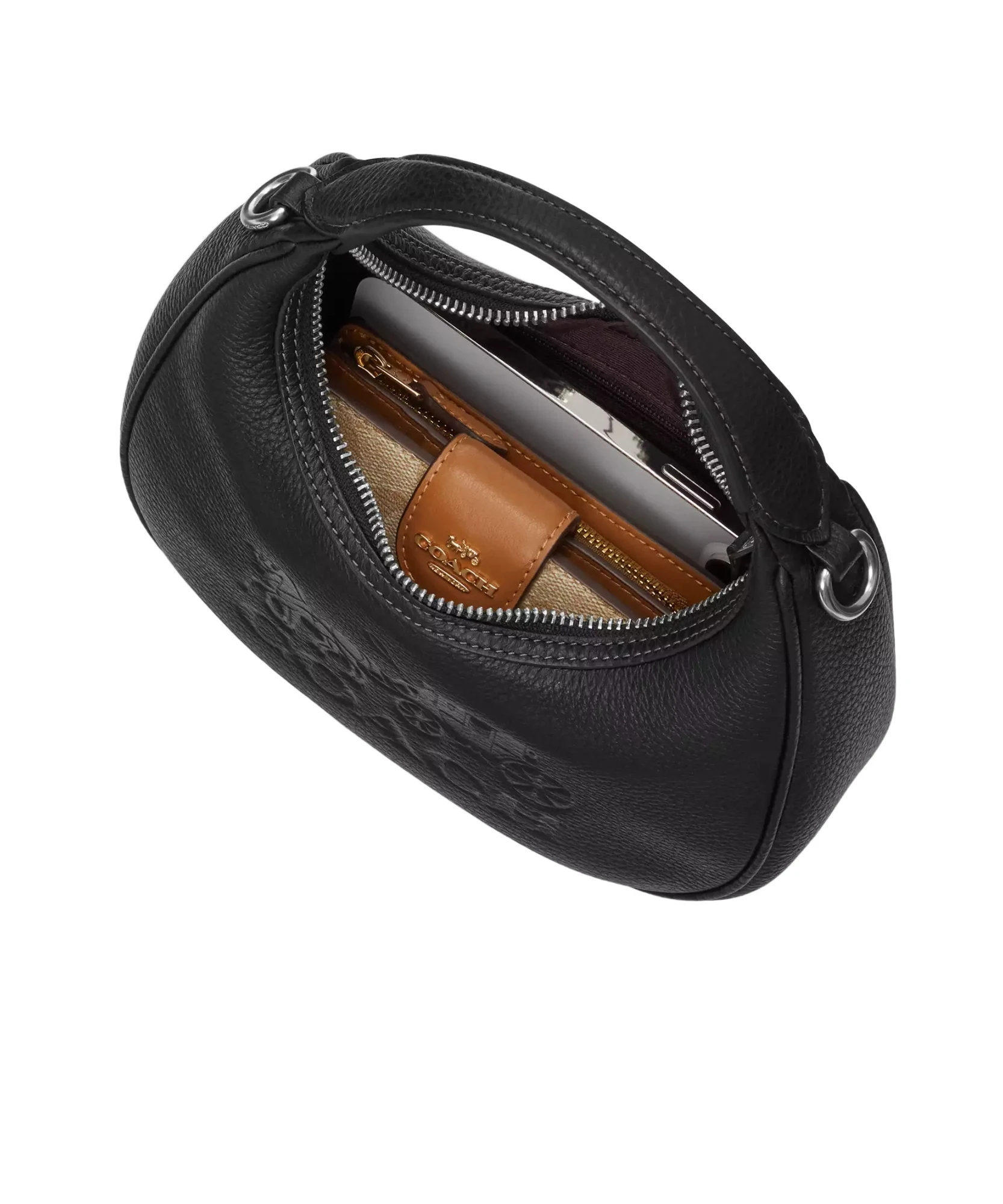商品【商品预售7天】 Coach|Coach 女士斜挎包 CW036SVBK 黑色,价格¥1426,第6张图片详细描述