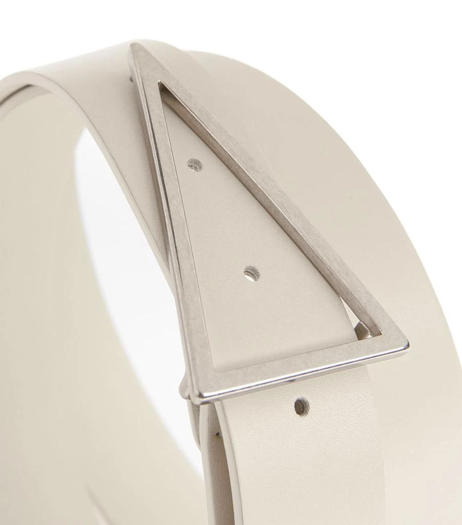 商品Bottega Veneta|Leather Triangle Belt,价格¥3709,第3张图片详细描述