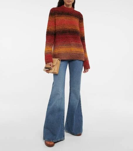 商品Chloé|混色效果羊绒毛衣,价格¥9501,第2张图片详细描述