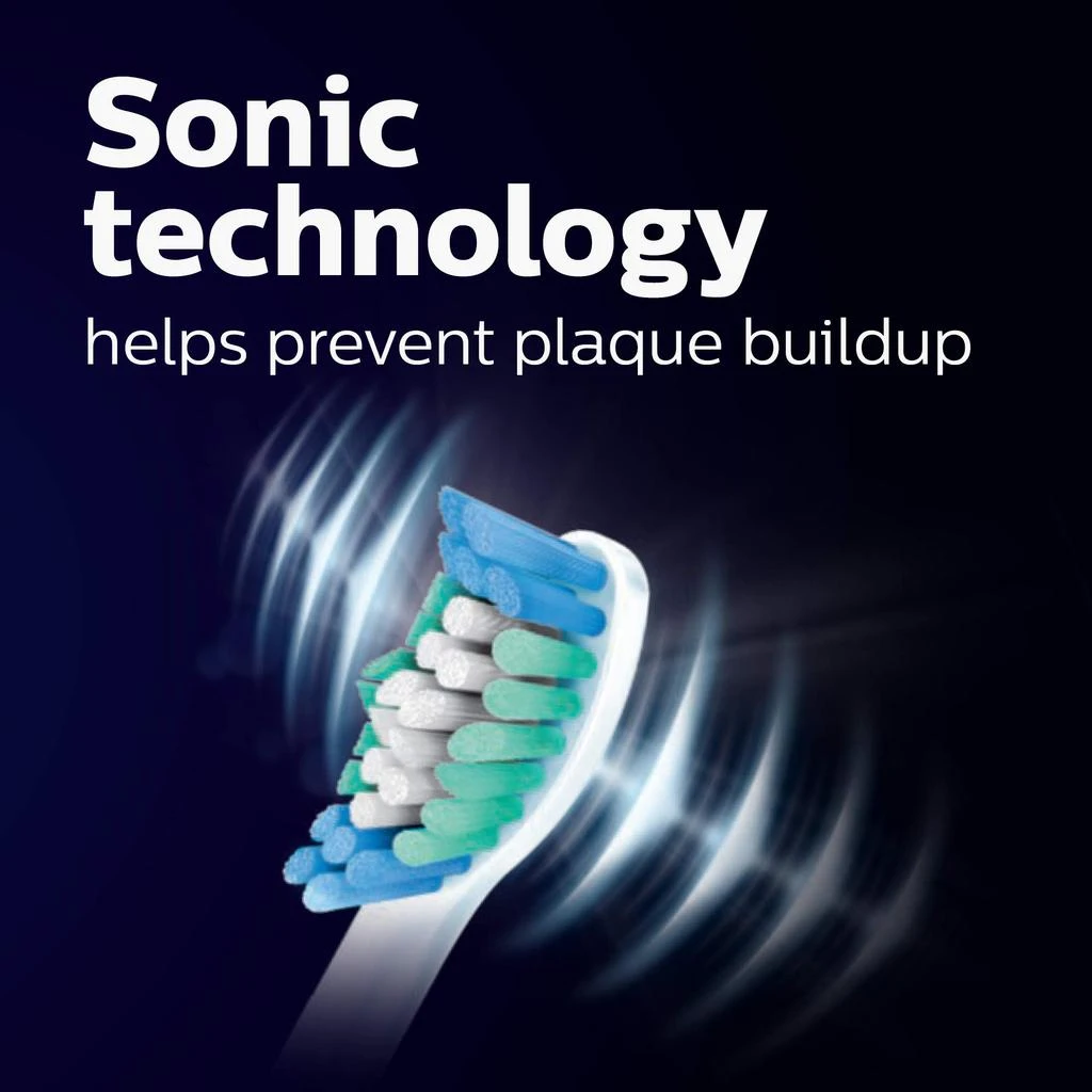 商品Philips Sonicare|Philips Sonicare DailyClean 1100 Rechargeable Electric Power Toothbrush, White, HX3411/04,价格¥277,第2张图片详细描述