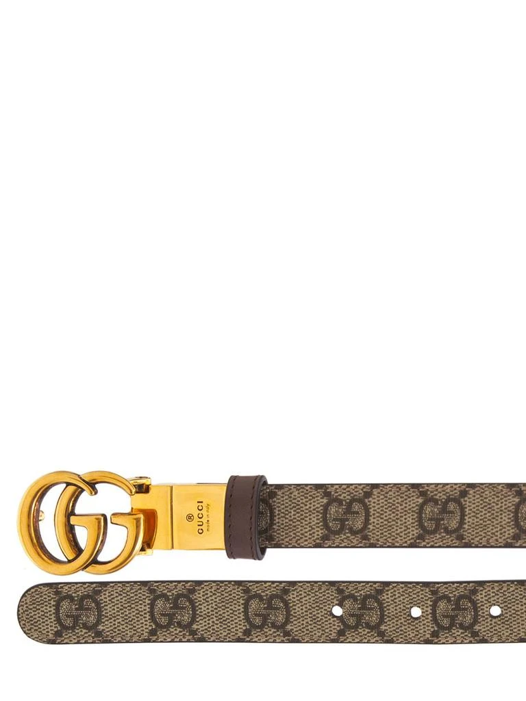 商品Gucci|Gg Marmont Reversible Thin Leather Belt,价格¥3677,第2张图片详细描述