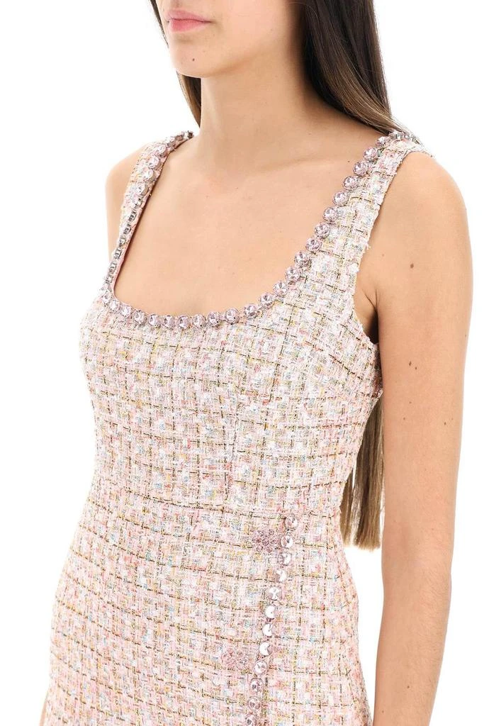 商品Self Portrait|TWEED MINI DRESS WITH CRYSTALS,价格¥2024,第5张图片详细描述