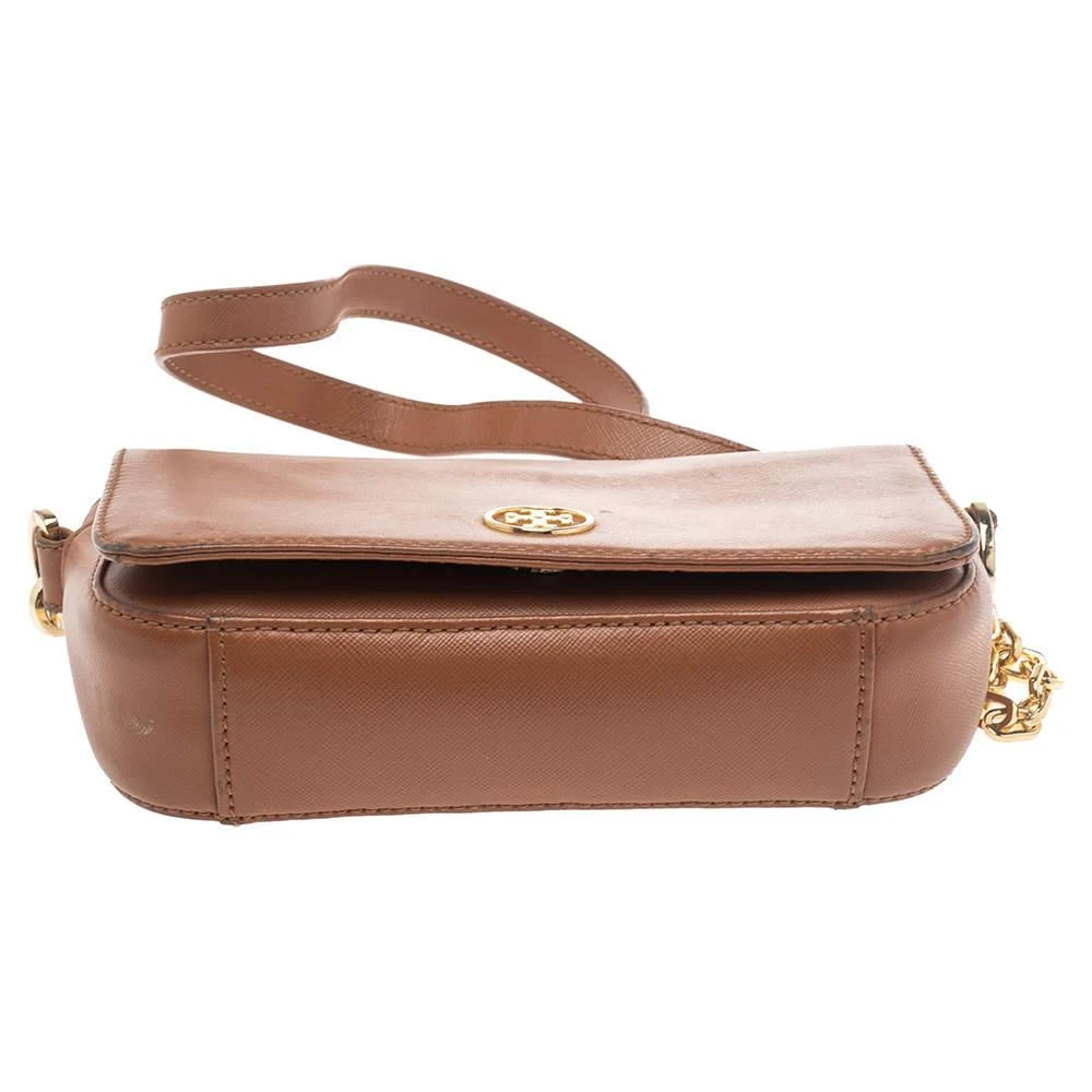 Tory Burch Brown Leather Mini Robinson Chain Crossbody Bag 商品