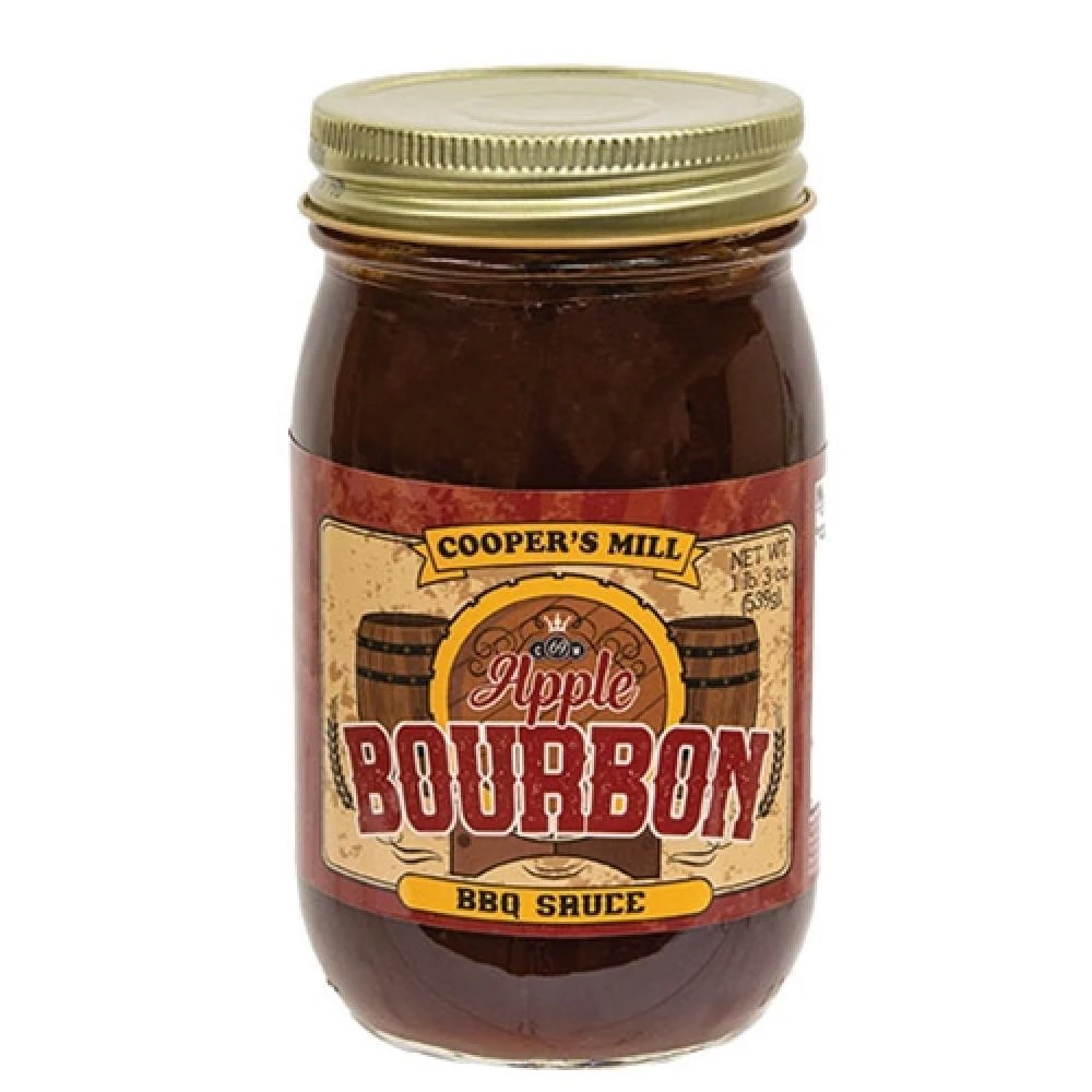 商品HomeGifo|Apple Bourbon BBQ Sauce Pint Jar,价格¥319,第1张图片