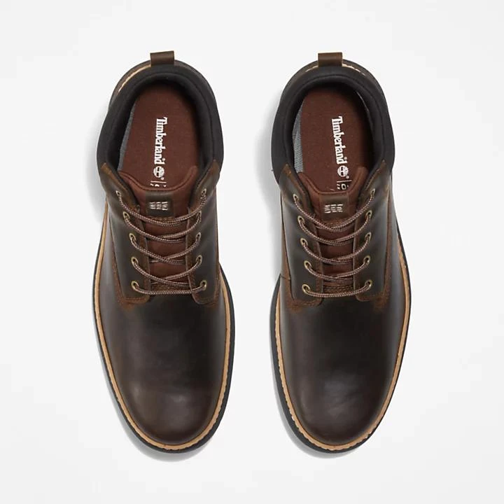 商品Timberland|Cross Mark Gore-Tex® Chukka Boot for Men in Dark Brown,价格¥1173,第2张图片详细描述