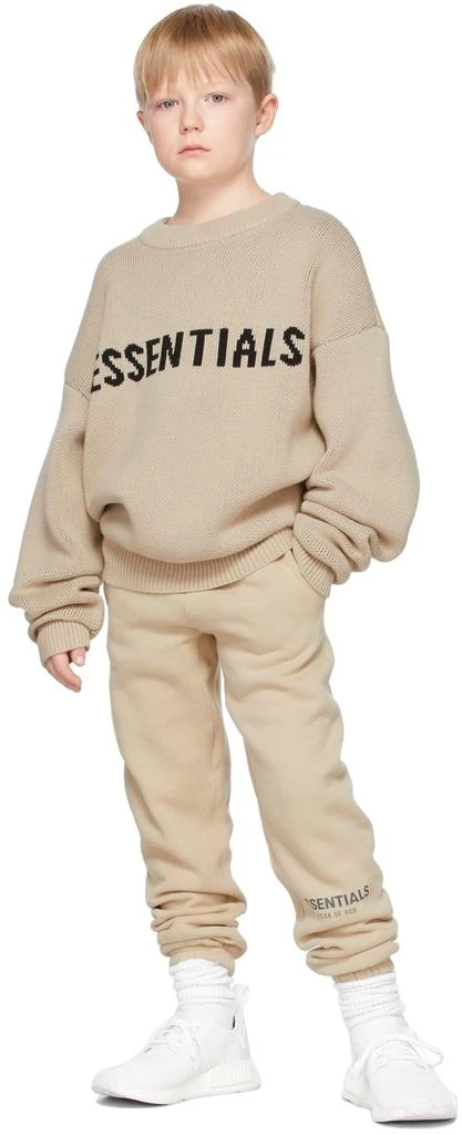 商品Essentials|SSENSE Exclusive Kids Beige Pullover Sweater,价格¥478,第1张图片