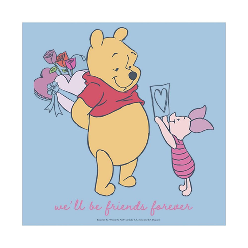 Boy's Winnie the Pooh We'll Be Friends Forever Piglet  Child T-Shirt商品第2张图片规格展示