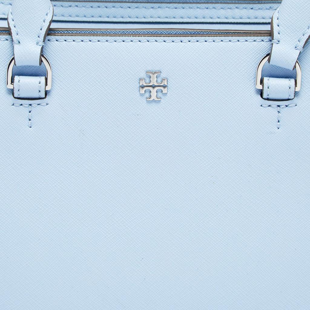 商品[二手商品] Tory Burch|Tory Burch Blue Leather Robinson Tote,价格¥2551,第7张图片详细描述