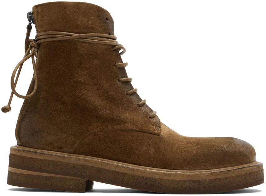 商品Marsèll|Brown Suede Parrucca Boots,价格¥2715,第1张图片