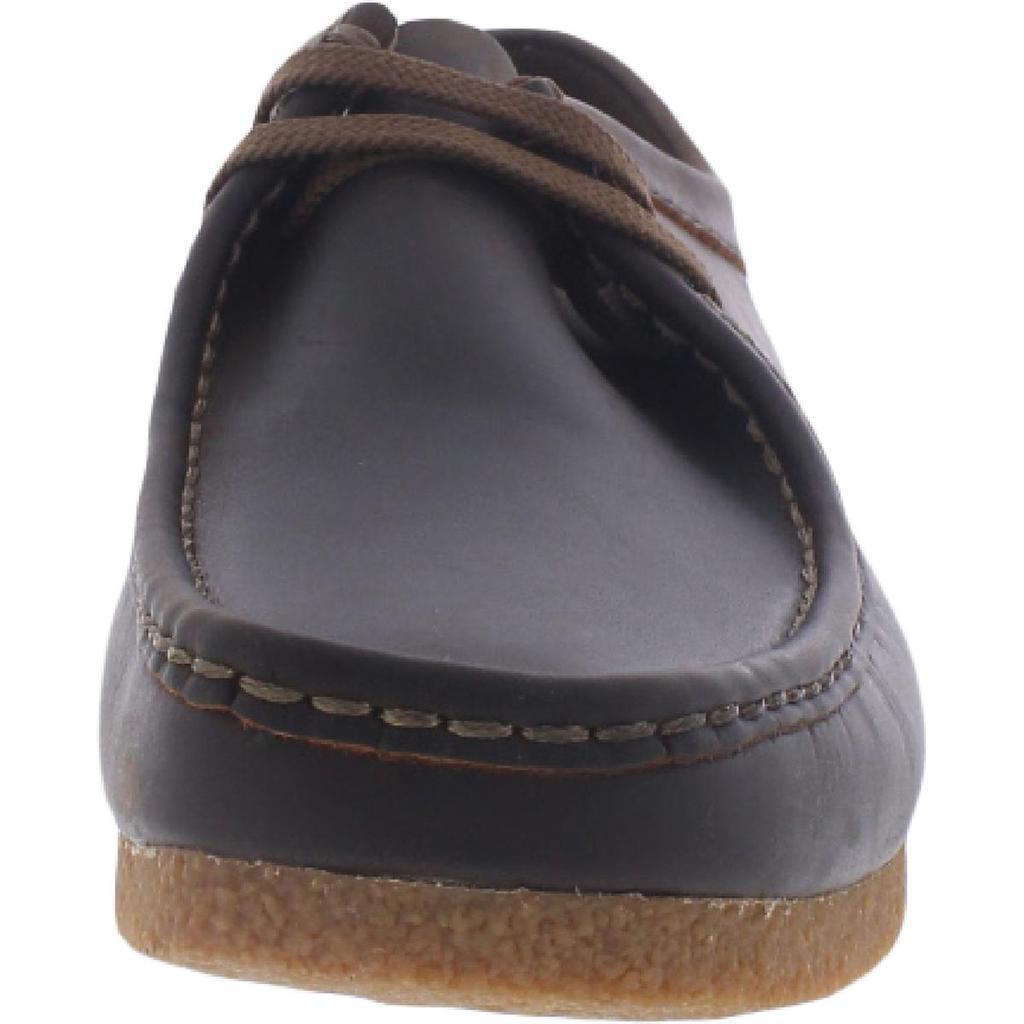 商品Clarks|Shacre Ii Run Mens Leather Moc Toe Loafers,价格¥594-¥601,第5张图片详细描述