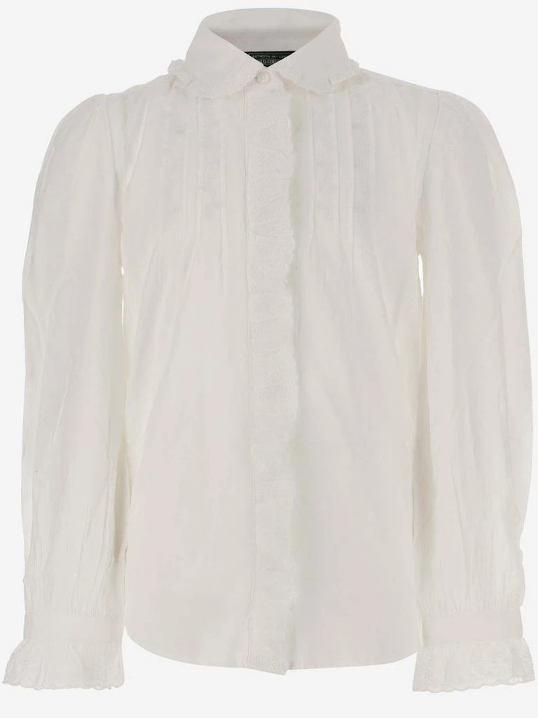 商品Ralph Lauren|Cotton Shirt With Embroidery,价格¥1361,第1张图片
