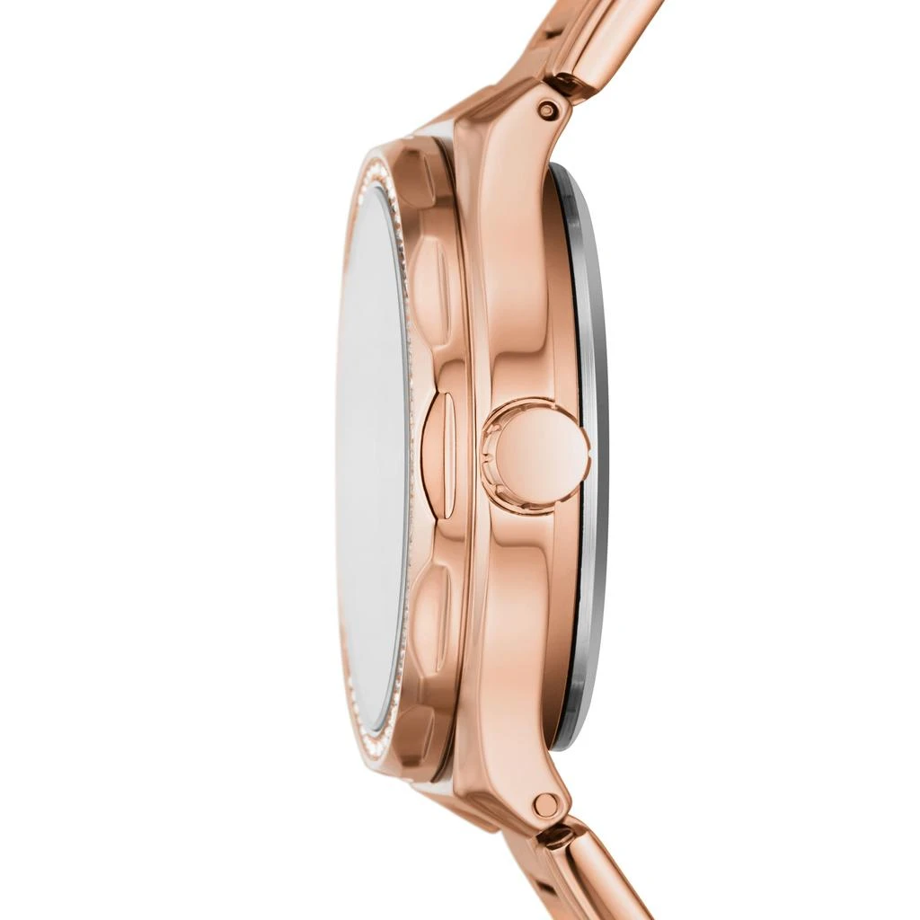 商品Fossil|Fossil Women's Eevie Automatic, Rose Gold-Tone Stainless Steel Watch,价格¥619,第2张图片详细描述