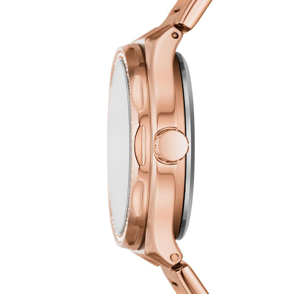 商品Fossil|Fossil Women's Eevie Automatic, Rose Gold-Tone Stainless Steel Watch,价格¥709,第4张图片详细描述
