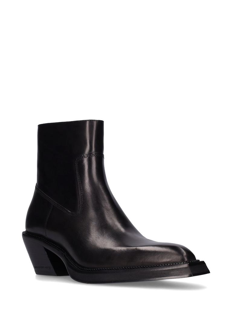55mm Donovan Leather Ankle Boots商品第2张图片规格展示