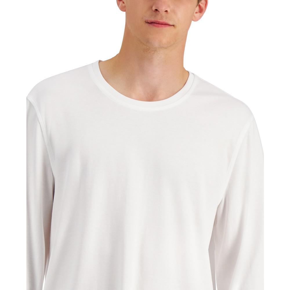 商品Alfani|Men's Long Sleeve Supima Crewneck T-Shirt, Created for Macy's,价格¥104,第5张图片详细描述