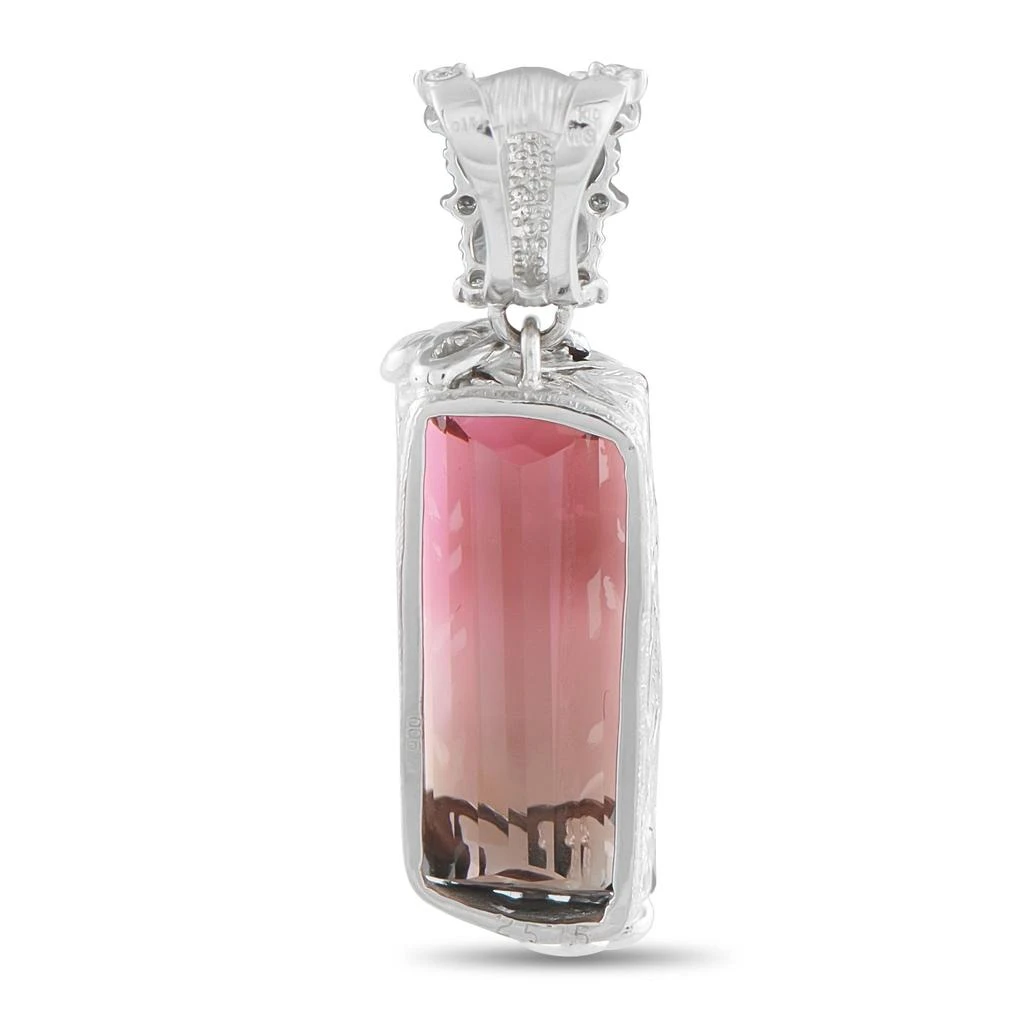 商品[二手商品] LB Exclusive|Platinum 0.16ct Diamond and Tourmaline Pendant MF24-101025,价格¥23073,第2张图片详细描述