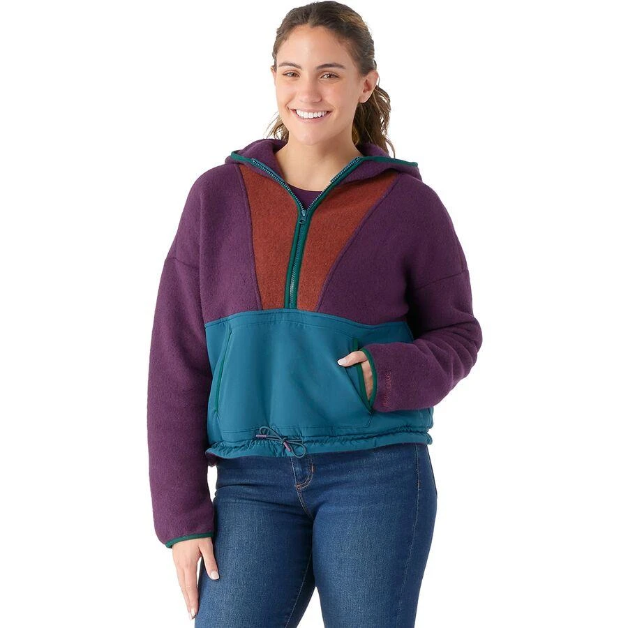 商品SmartWool|Hudson Trail Fleece Cropped Hoodie - Women's,价格¥517,第1张图片