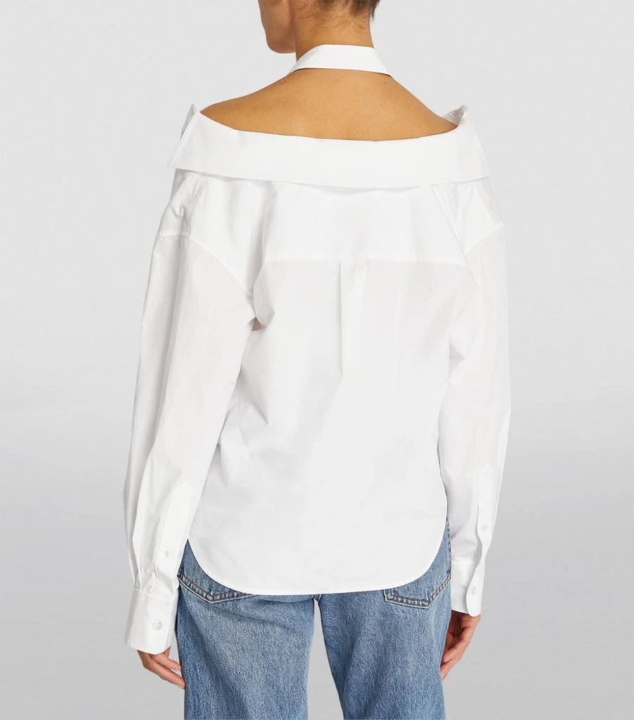 商品Alexander Wang|Cotton Cold-Shoulder Shirt,价格¥3696,第4张图片详细描述