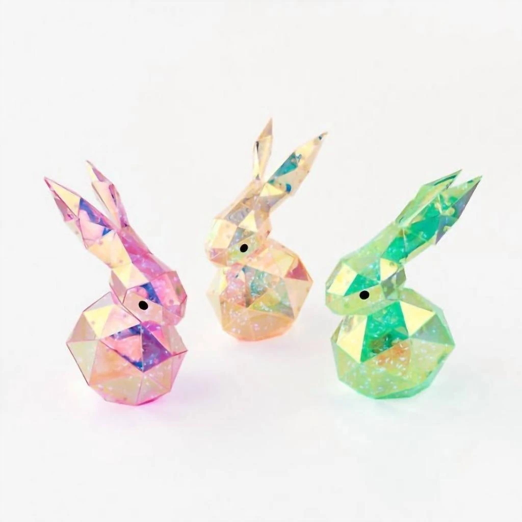 商品One Hundred 80 Degrees|Iridescent Lit Bunny In Green,价格¥300,第1张图片