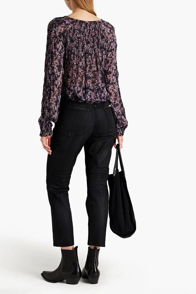 商品Rag & Bone|Maya cropped waxed high-rise slim-leg jeans,价格¥862,第1张图片