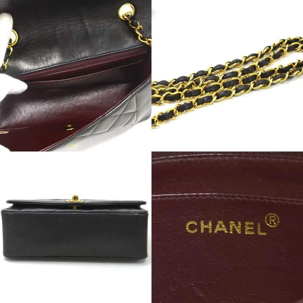 商品[二手商品] Chanel|Chanel Black Leather Diana Flap Bag,价格¥37070,第5张图片详细描述