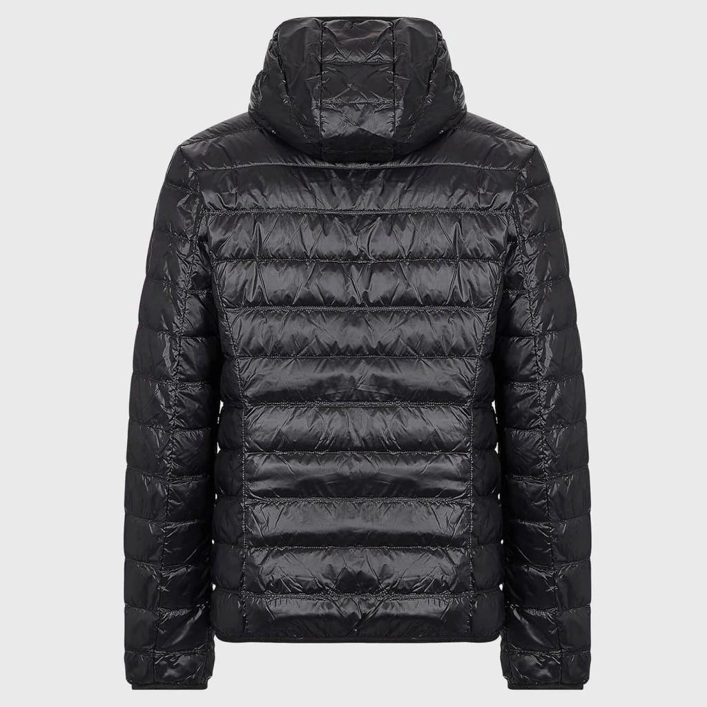 商品Emporio Armani|EA7 Men's Gold Logo Full Zip Puffer Jacket - Black,价格¥1574,第2张图片详细描述