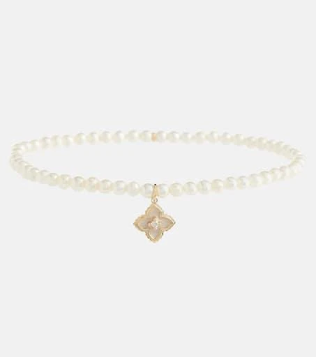 商品Sydney Evan|Mini Moroccan charm bracelet with pearls and diamond,价格¥4029,第1张图片