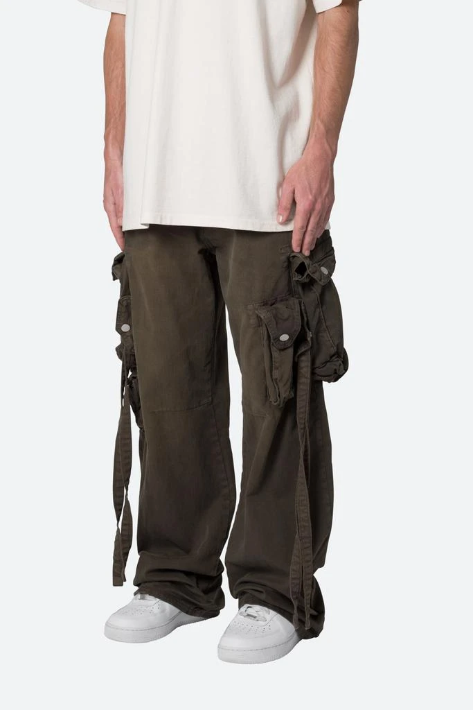 商品MNML|Strapped Multi Cargo Pants - Brown,价格¥205,第3张图片详细描述