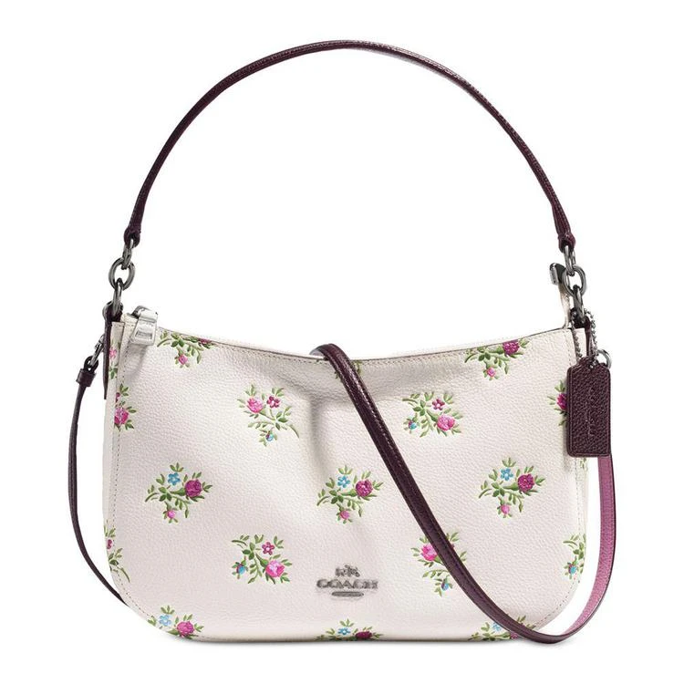 商品Coach|Chelsea Crossbody with Cross Stitch Floral Print,价格¥1226,第1张图片