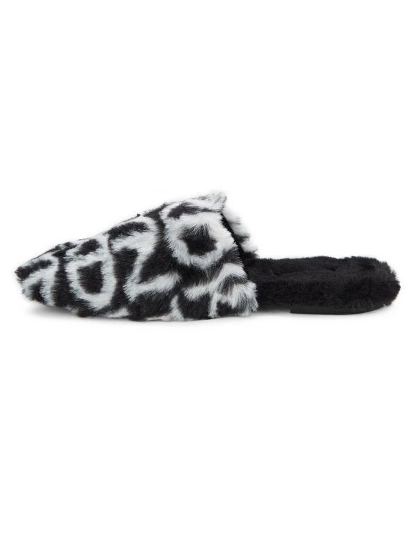 商品DKNY|Fara Faux Fur Logo Mules,价格¥113,第4张图片详细描述