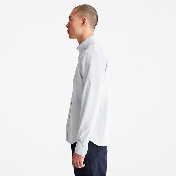 商品Timberland|Pleasant River Slim Oxford Shirt for Men in Light Blue,价格¥657,第6张图片详细描述
