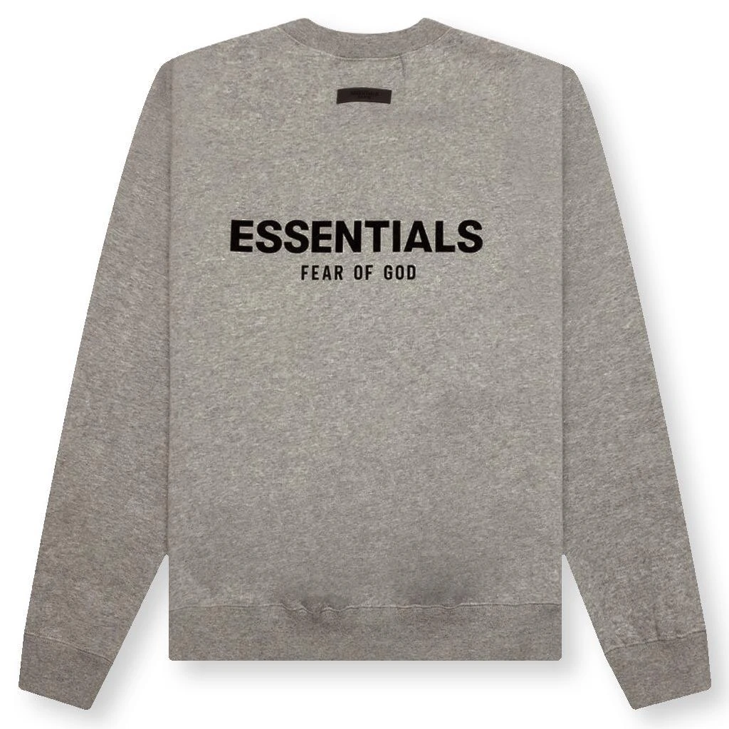 商品Essentials|Core Crewneck - Dark Oatmeal,价格¥608,第2张图片详细描述