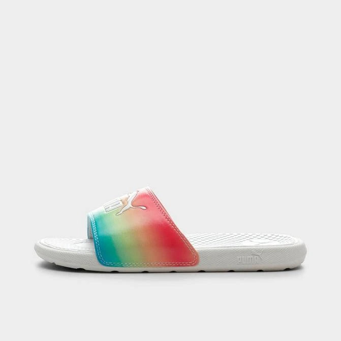 商品Puma|Little Kids' Puma Cool Cat Bright Ombre Slide Sandals,价格¥186,第1张图片