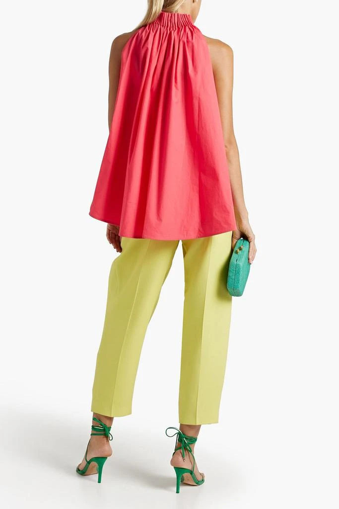 商品ROKSANDA|Pleated cotton-poplin top,价格¥2781,第1张图片