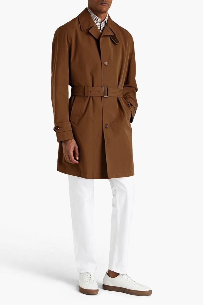 商品Zegna|Belted cotton-gabardine trench coat,价格¥2918,第2张图片详细描述