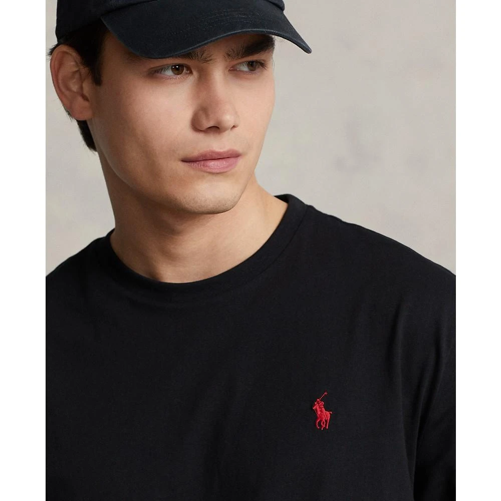 商品Ralph Lauren|Men's Classic-Fit Logo Jersey T-Shirt,价格¥336,第3张图片详细描述