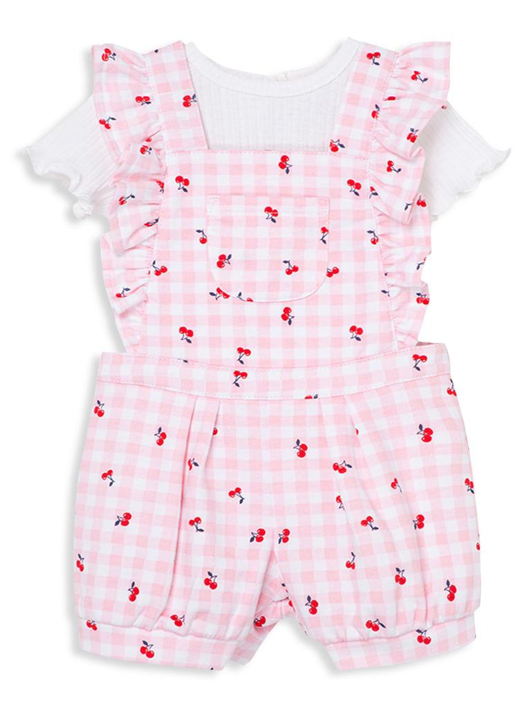 Baby's Cherry Knit Romper & T-Shirt Set商品第1张图片规格展示