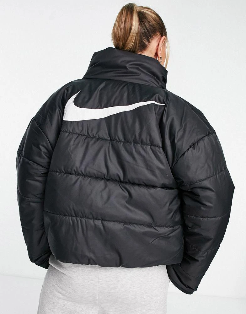 商品NIKE|Nike reversible padded fleece jacket in black and white,价格¥567,第2张图片详细描述