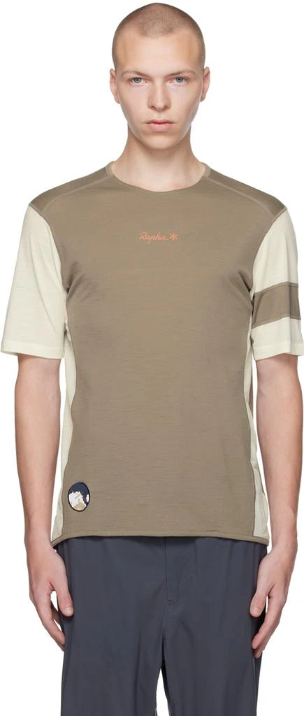 商品Rapha|Beige Snow Peak Edition Explore T-Shirt,价格¥379,第1张图片