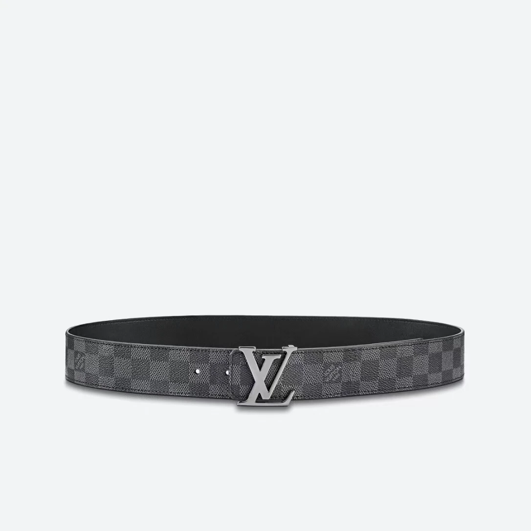 LOUIS VUITTON LV双面平滑扣牛皮帆布腰带宽4cm 商品