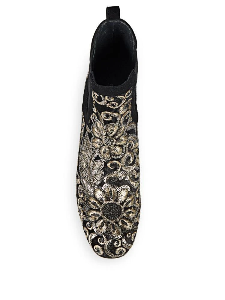 商品Stuart Weitzman|Mediate Embellished Booties,价格¥947,第4张图片详细描述